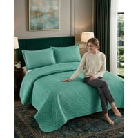 Todo Para El Hogar - Quilt De Verano Transpirable, Ligero Y Elegante 2 Plazas