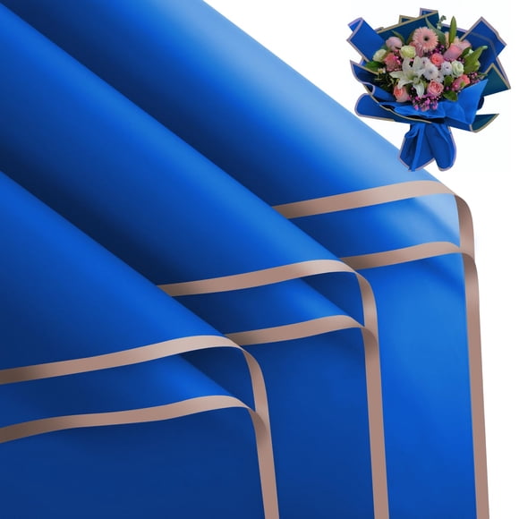 Papel para envolver flores FUHITIM 20 hojas impermeable 58x58 cm