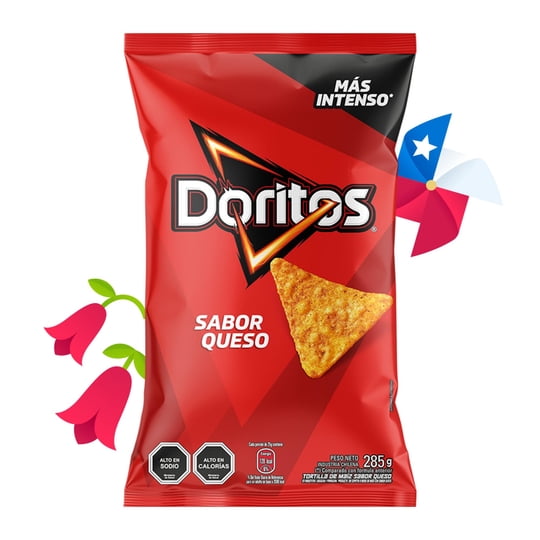 Tortilla De Maíz Sabor Queso 285 g Doritos