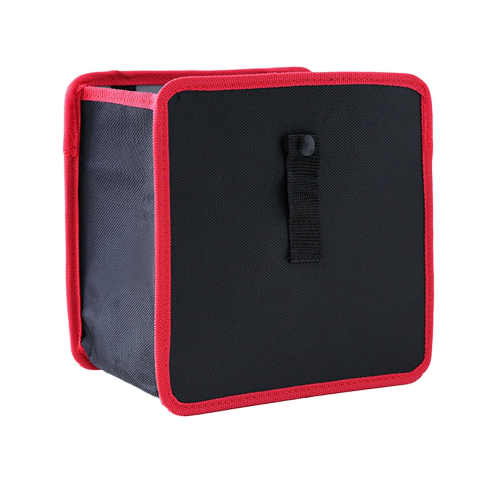 Magideal - Cubo De Basura Plegable Para Coche, Bolsa De Basura De Gran Capacidad, Portátil, Resistente, Accesorios Para Automóviles, Organizador De Vehículos, Rojo