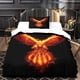 thumbnail image 2 of Funda Nórdica Phoenix Con Estampado De Doble Llama Juego De Ropa De Cama De Microfibra Suave Y Ligera Con Cierre De Cremallera Funda Nórdica Individual, 2 of 3