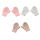 thumbnail image 1 of Manoplas de invierno para niños pequeños, guantes de punto suaves multicolores, manoplas gruesas de protección contra el frío, 1 of 5