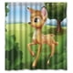 thumbnail image 1 of Cortina de ducha de ciervo Bambi con ganchos (60 x 72 pulgadas), 1 of 3