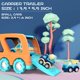 thumbnail image 3 of Juego de coches de juguete Forty4, paquete de 9 con camión de transporte grande y 8 coches, 3 of 8