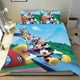 thumbnail image 1 of Mickey Mouse Clubhouse+ Conjunto de sábanas temático, trío de piezas, cómodo y amigable con la piel, diseño único, regalo de decoración para el hogar para familiares, amigos y fans,173cm *218cm, 1 of 6