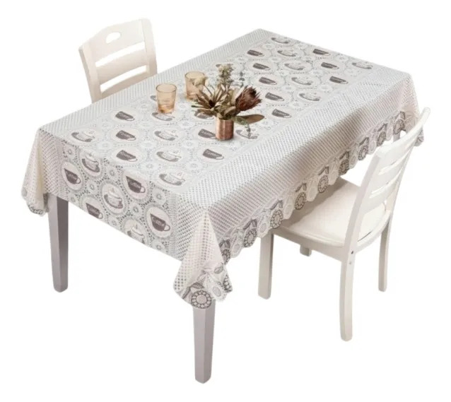 Genérico - Mantel Mesa Decorativo Patrón Temático Café Calado Jhn