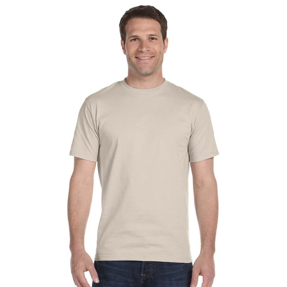 Camiseta Gildan DryBlend para hombre color arena