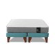 thumbnail image 2 of Cama Europea Zen Best Tela Velvet Turquesa 2 Plazas, 2 of 5