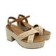 thumbnail image 2 of Sandalia mujer yute Khaki Danicolle, 2 of 5