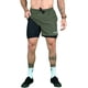 thumbnail image 1 of Eco Short Deportivo Doble Capa 2 en 1 perfect Army Konko, 1 of 2