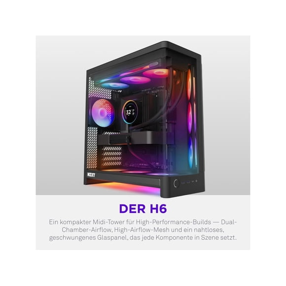 Nzxt CC-H62FB-01 Negro