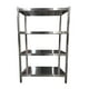 thumbnail image 1 of Estante 4 Bandejas lisas. 90x50x155 cm. Acero Inox, 1 of 7