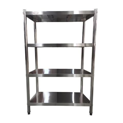 Prochef - Estante 4 Bandejas Lisas. 90X50X155 Cm. Acero Inox
