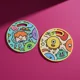 thumbnail image 1 of Tabla De Picar Infantil Redonda Con Diseño De Monstruos 30CM, 1 of 5