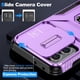 thumbnail image 3 of Funda Armada para Motorola Moto G 2023 5G con Tapa Deslizante y Soporte Magnético Giratorio Morado, 3 of 5
