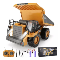 Genérico - Camión Volquete Rc 1:24 9Ch Color Amarillo