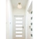 thumbnail image 2 of Lámpara de techo Living District Lawrence de 1 luz cromada/blanca, 2 of 9