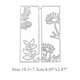 thumbnail image 2 of Troqueles metálicos XMYXCRAFT flor y hoja 10 x 7 cm, 2 of 9