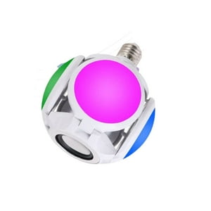 Click Ventas - Ampolleta Parlante Bluetooth 4 Aspas Con Luces Led Y Control