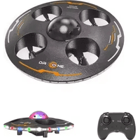 Genérico - Drone Ovni Ufo Rc 2.4Ghz Led Negro