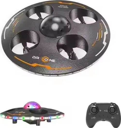 Genérico - Drone Ovni Ufo Rc 2.4Ghz Led Negro