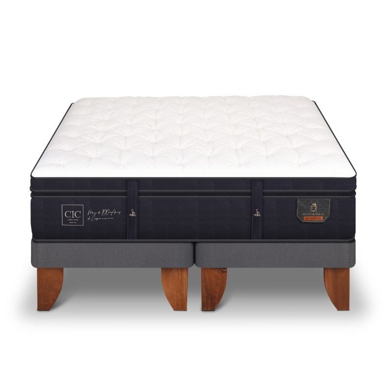 Cic - Cama Europea Super Premium 2 Plaza Base Dividida