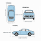 thumbnail image 4 of Auto Alfa Romeo Giulietta 1954 Escala 1:60 - Welly, 4 of 5