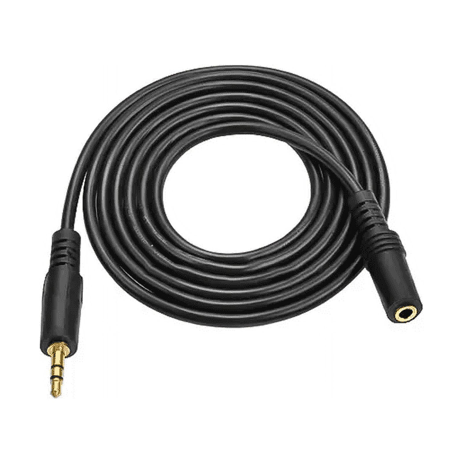 Genérico - Cable De Audio Alargador Auxiliar 1.5 Metros Jack 3.5 Mm
