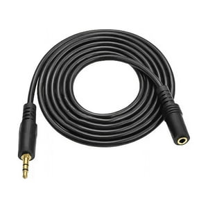 Genérico - Cable De Audio Alargador Auxiliar 1.5 Metros Jack 3.5 Mm