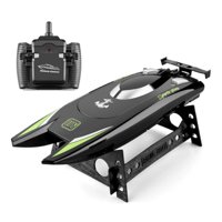 Mundo Online - Lancha Juguete A Control Remoto Doble Motor, Negro