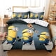 thumbnail image 2 of Despicable Me Cute Minions Bedding Sets Comforter Cover Bed Cover Duvet Cover Pillow Case 2-3 Pieces Sets Kids Bedroom Decor, 2 of 5