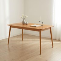 Pandalino - Mesa Rectangular Cosmo 140X80 Cm | Madera Natural