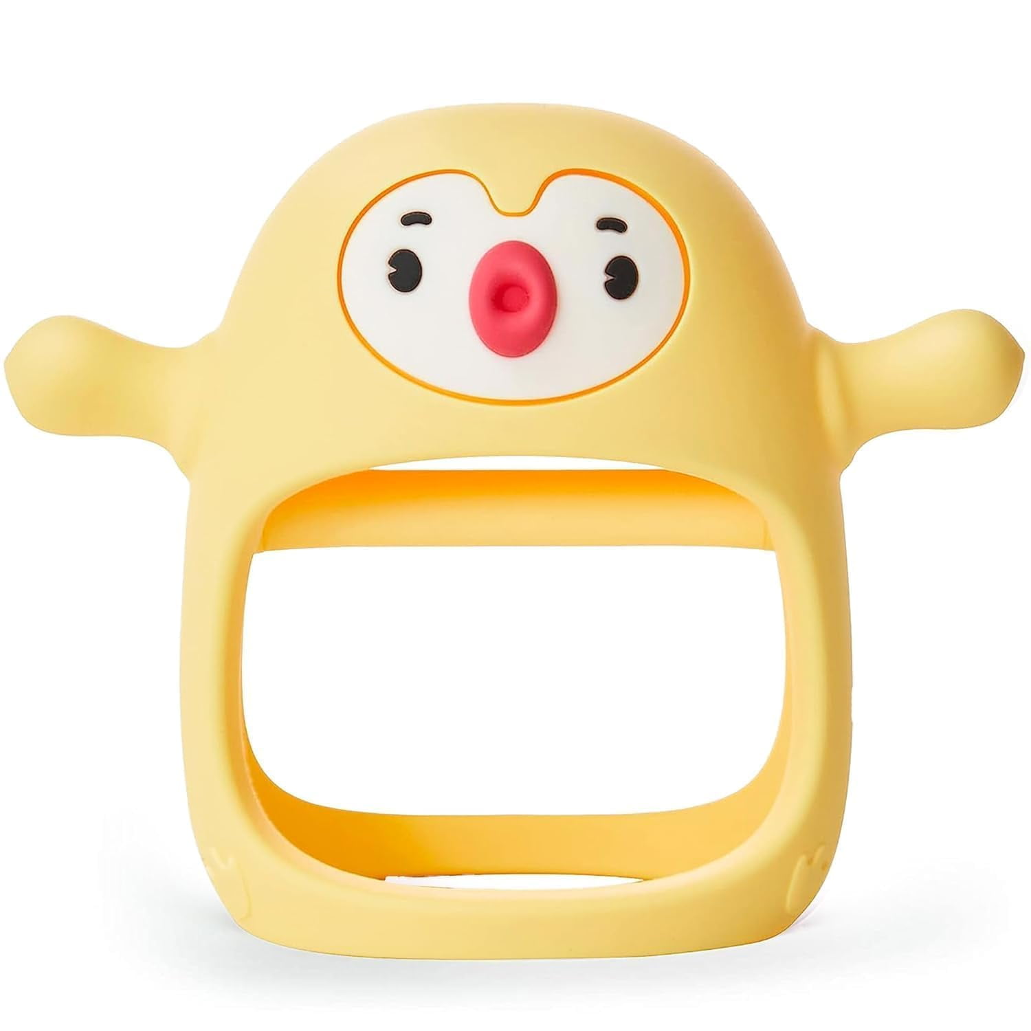 Mordedor Smily Mia Pingüino Para Bebé De 0 A 6 Meses, Amarillo