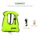 thumbnail image 5 of Chaleco inflable de esnórquel Lyuwpes para adultos, color verde, hasta 100 kg, 5 of 7