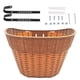 thumbnail image 1 of Cesta para bicicleta Portaequipajes para bicicleta Cesta delantera para bicicleta Cesta de almacenamiento para acampar al aire libre , MARRÓN marrón, 1 of 5