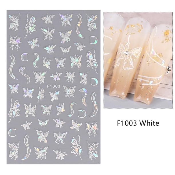 Astral Nail Decal Lasting Effect Curve Laser Black And Beauty And Health New Manicure Stickers Easy To Use New Astral