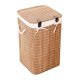 thumbnail image 4 of Cesto De Ropa Sucia Plegable De Bambú Tejido Para Toallas, Juguetes Y Mantas, 4 of 5