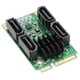 thumbnail image 2 of Tarjeta de entrada/salida Syba SI-MPE40125 4 puertos SATA III PCI-E, 2 of 8