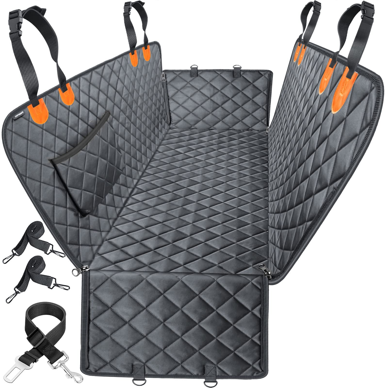 Funda De Asiento De Coche Para Perros Urpower, 100% Impermeable, Hamaca 600d
