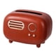 thumbnail image 1 of Caja De Almacenamiento De Servilletas Con Cubierta De Caja De Pa?uelos De Radio Para Muebles De Coche De Gabinete Rojo, 1 of 5