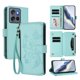 thumbnail image 1 of Funda Cartera Mariposa para [Motorola Moto G Stylus 2025 5G] con Soporte y Cremallera Verde menta, 1 of 6
