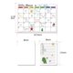thumbnail image 4 of Calendario de borrado en seco hivillexun pack de 4 (42 × 30 cm), 4 of 5