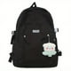 thumbnail image 1 of 1pc Simple Solid Color Backpack, Preppy Versatile Casual Schoolbag, High School Middle School Students Backpack, College Students Travel Backpack, Students Commuter Bag For Daily Use, 1 of 5