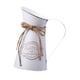 thumbnail image 4 of Jarra de Hierro Florero Vintage Jarrón Rústico Metálico con Asa para Flores Artificiales Diseño Francés Adecuado para Regalo Decoración Sala Balcón Of Blanco, 4 of 5