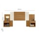thumbnail image 3 of Respaldo 2 Plaza con 2 Veladores Araguaia Fendi Café, 3 of 3