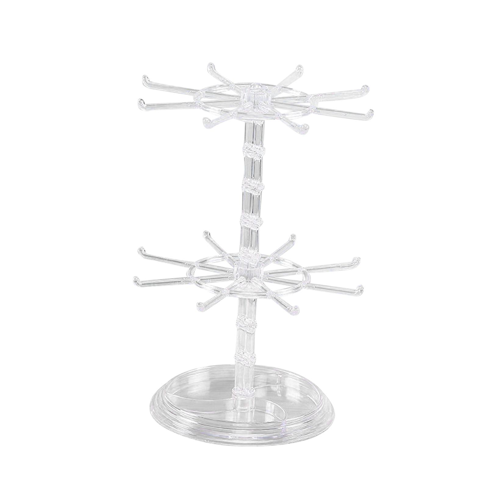 Ioensy - Soporte De Exhibición Estante De Almacenamiento Ajustable De Alta Capacidad Para Escaparate Transparente