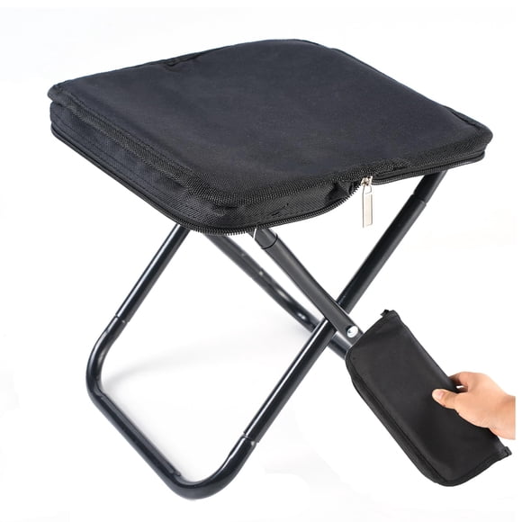 Banco de Camping Plegable Portátil usouioo 30 cm Capacidad 45 kg