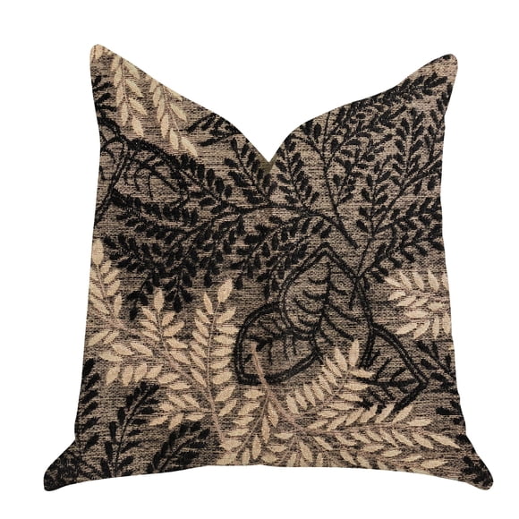 Cojín decorativo Plutus Brands Bonzai Ebony de doble cara 60 x 60 cm
