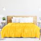 thumbnail image 2 of PiccoCasa Manta de Cama de Lujo de Forro Polar Tejido de Malla California King Amarillo, 2 of 7