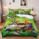 thumbnail image 1 of 3pcs Teenager Turns Into Alien Warrior Themed Bedding Three-Piece Set Duvet Cover Pillowcase Set Soft, 1 of 5